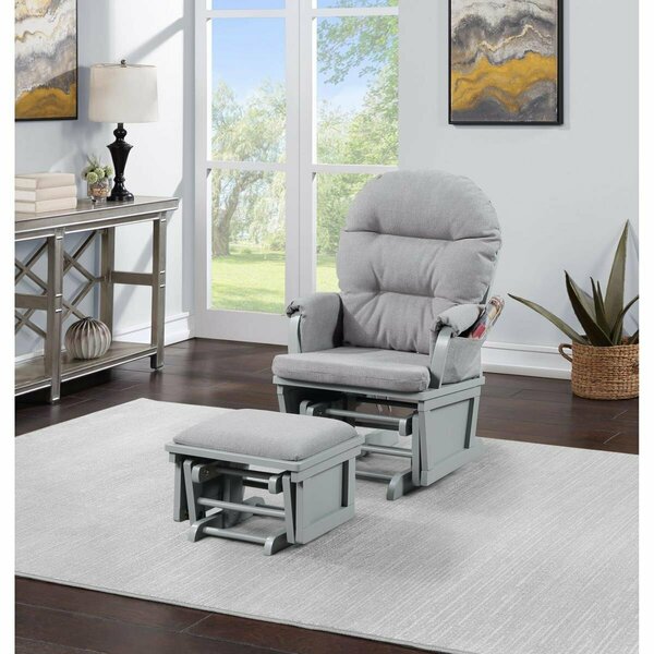 Kd Aparador Madison Glider & Ottoman Gray & Oyster KD2988756